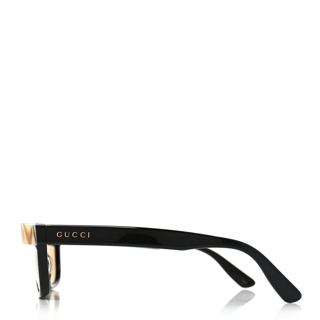 Gucci Rectangle Sunglasses — Black GG1166S