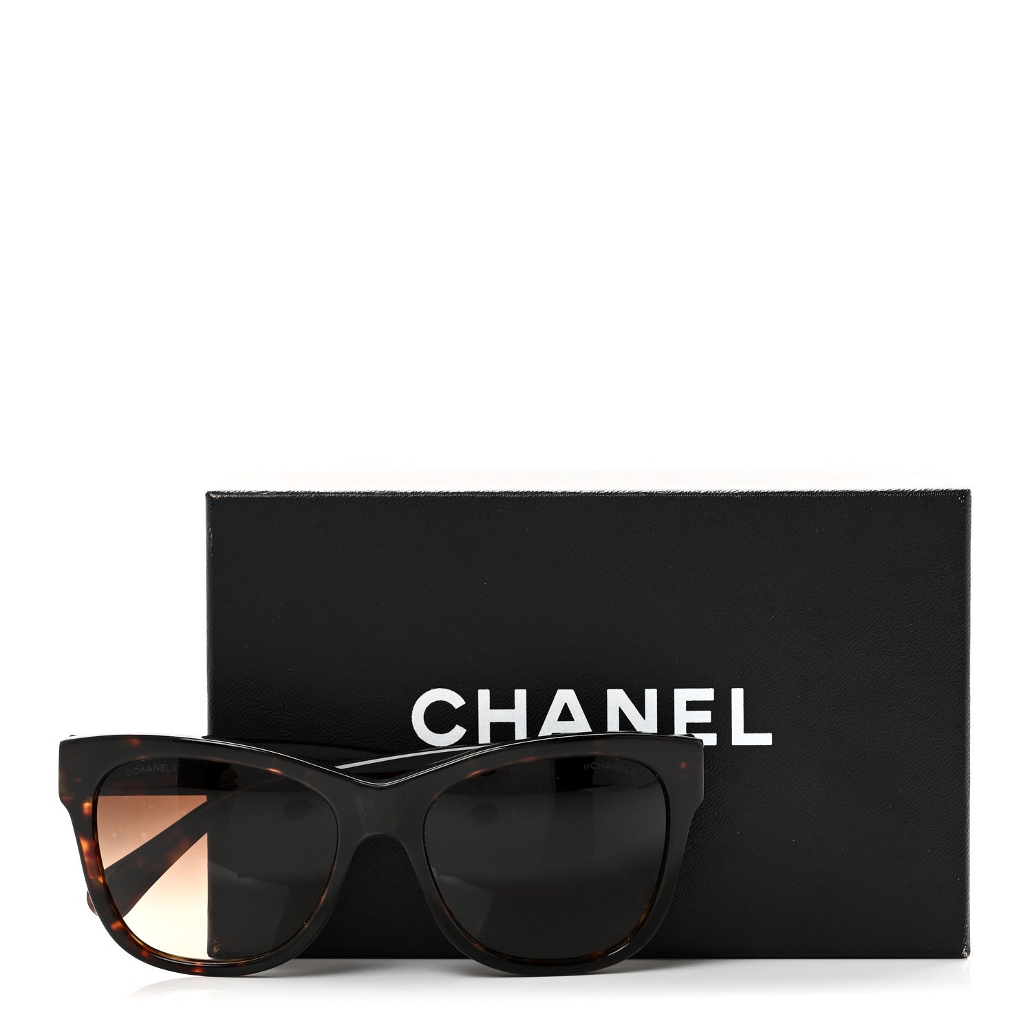Chanel Square Sunglasses — Tortoise