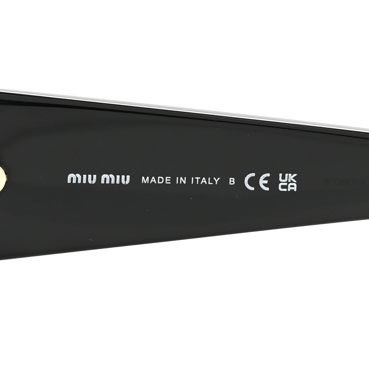 Miu Miu Cat-Eye Sunglasses — Black SMU 06Y