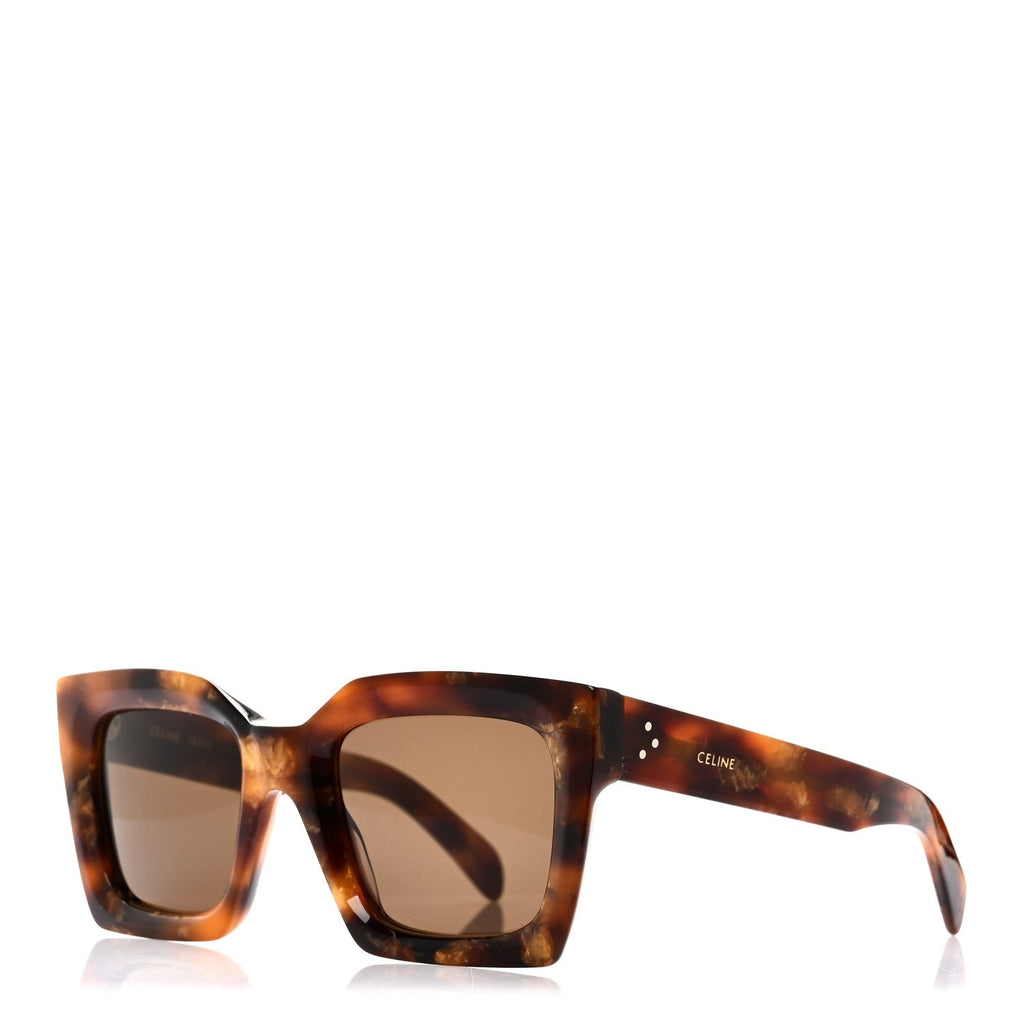 Celine Square Sunglasses — Tortoise