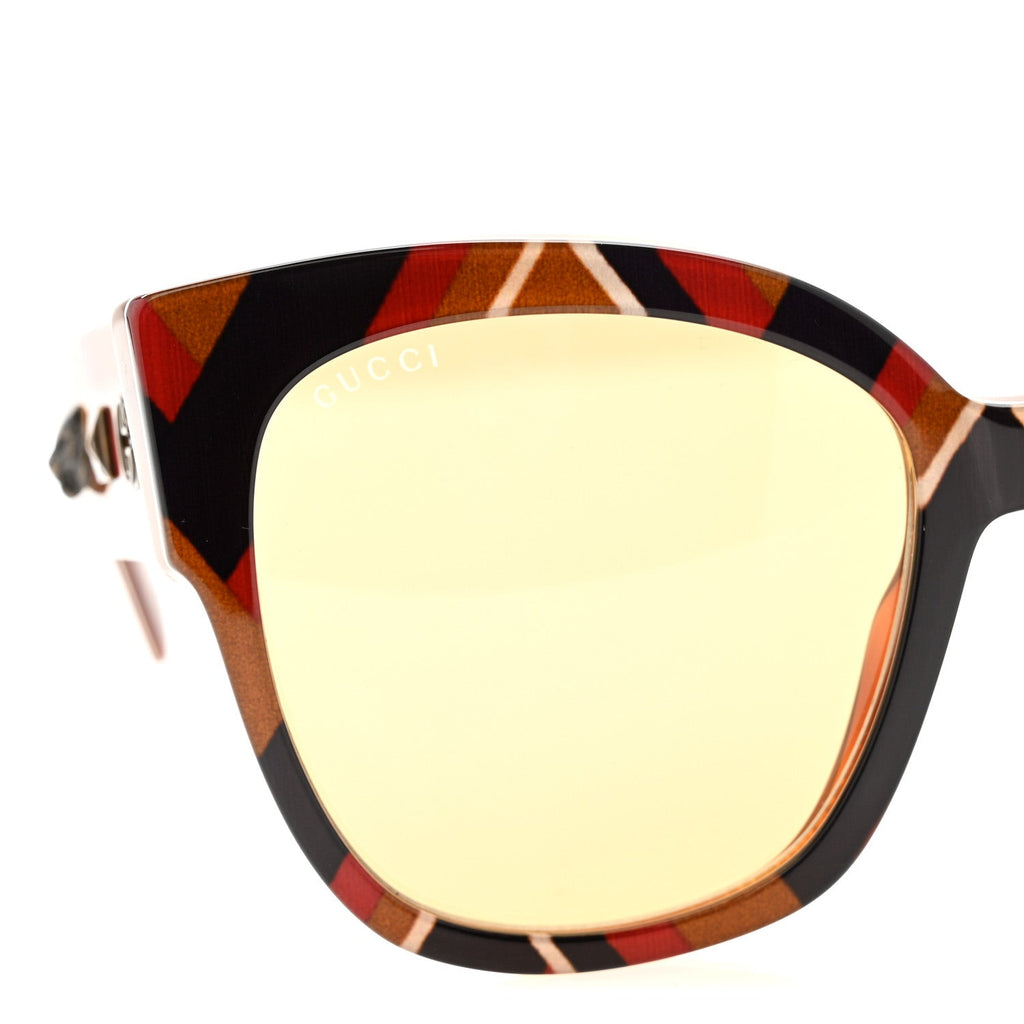 Gucci Square Sunglasses — Red GG0059S