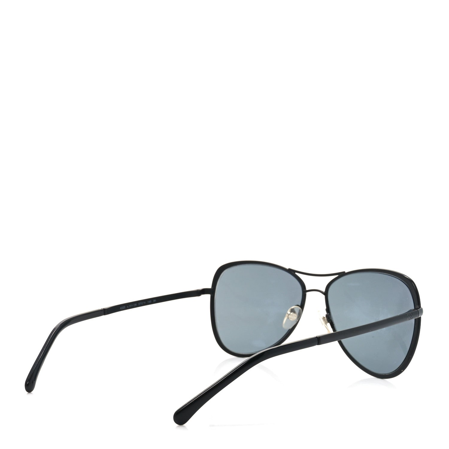 Chanel Aviator Sunglasses — Black