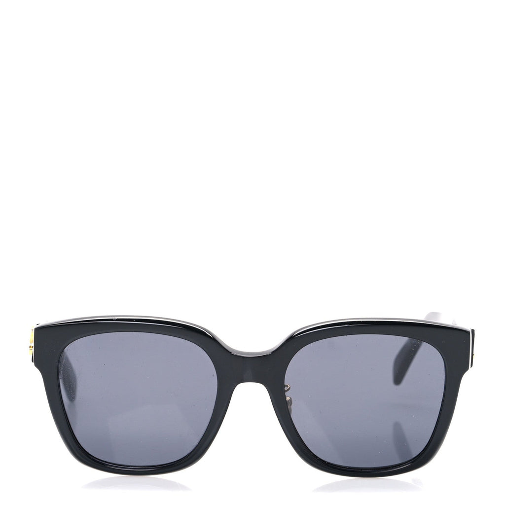 Celine Square Sunglasses — Black