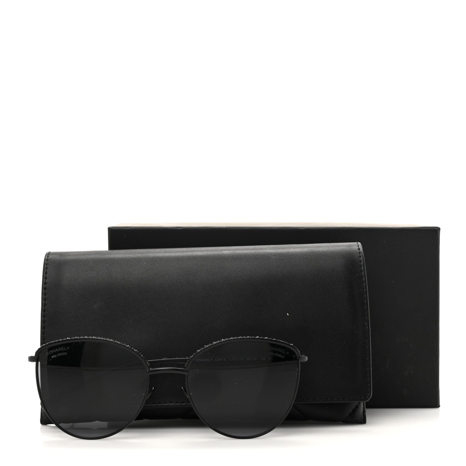 Chanel Cat-Eye Sunglasses — Crystal 4258-B