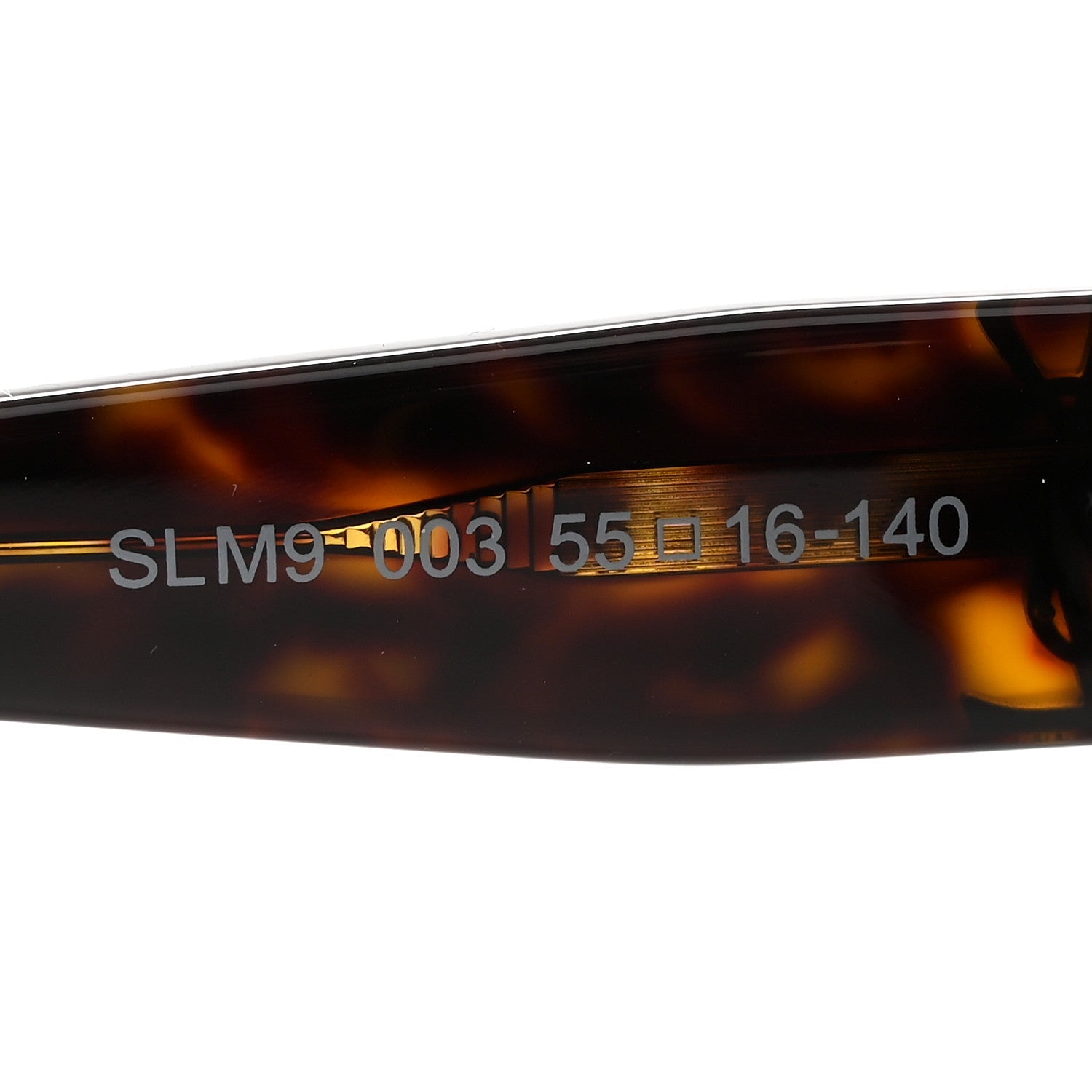 Saint Laurent Square Sunglasses — Tortoise