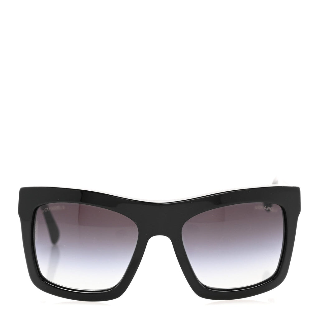 Chanel Oversized Square Sunglasses — Black