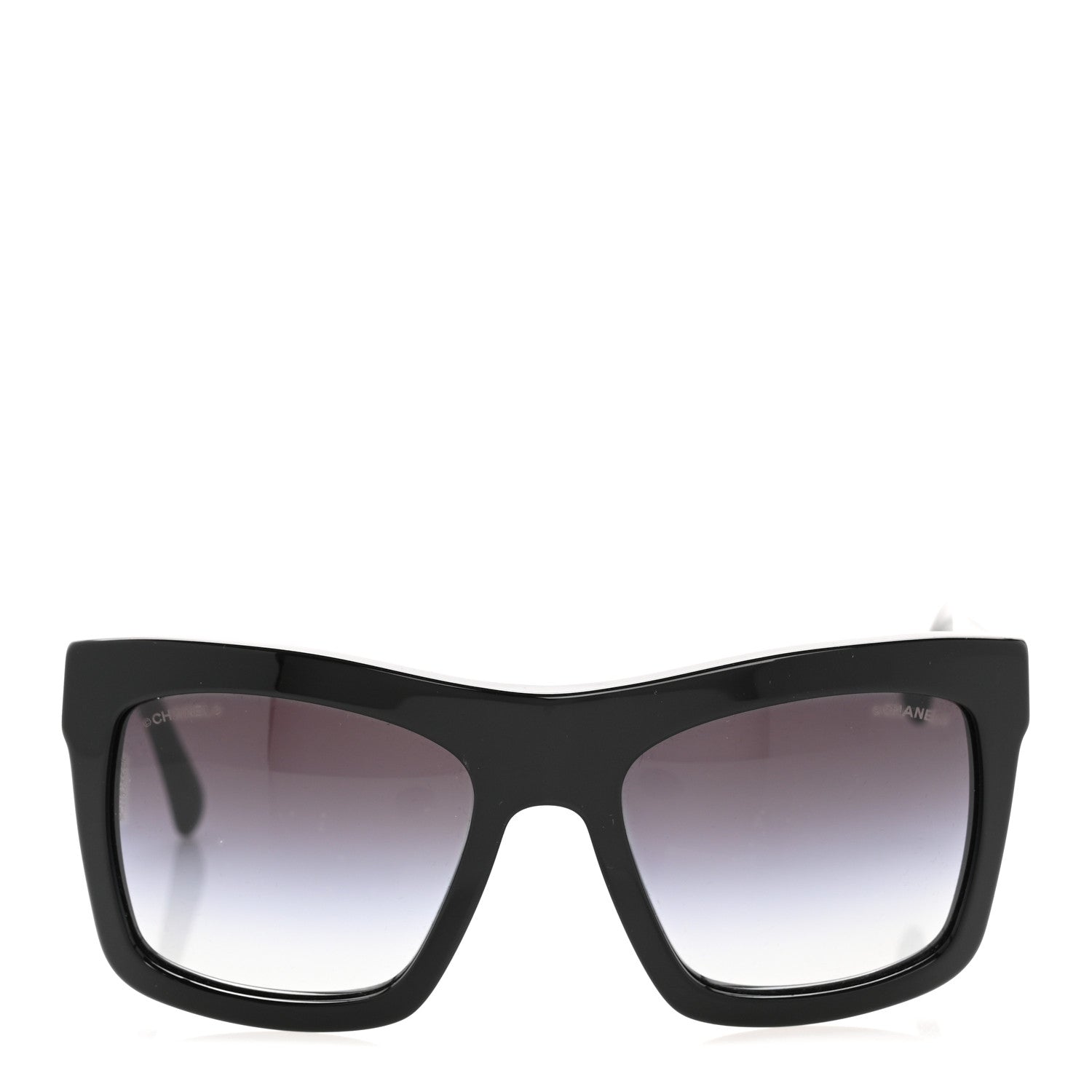 Chanel Oversized Square Sunglasses — Black