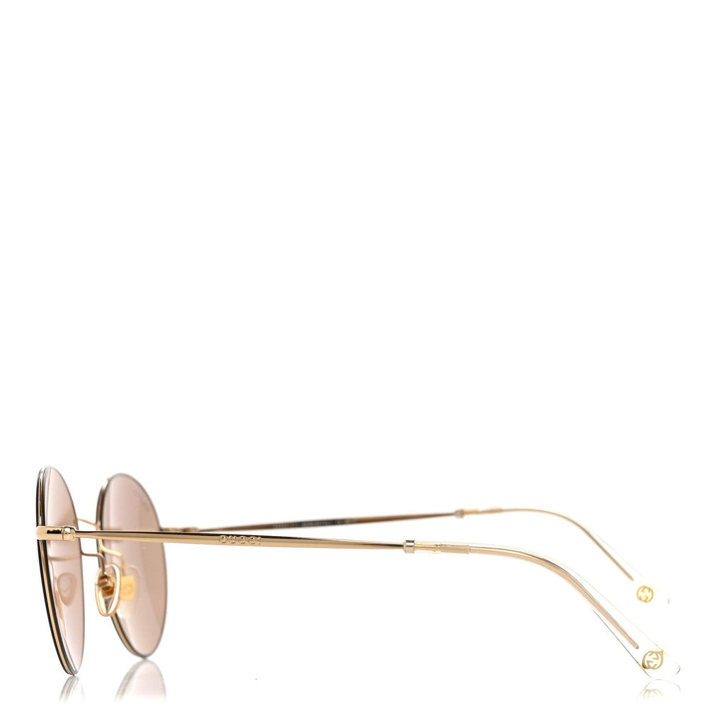 Gucci Round Sunglasses — Gold GG4273