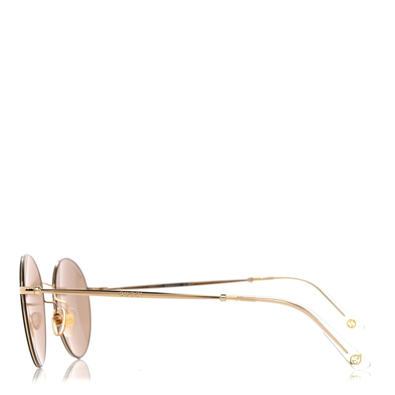 Gucci Round Sunglasses — Gold GG4273