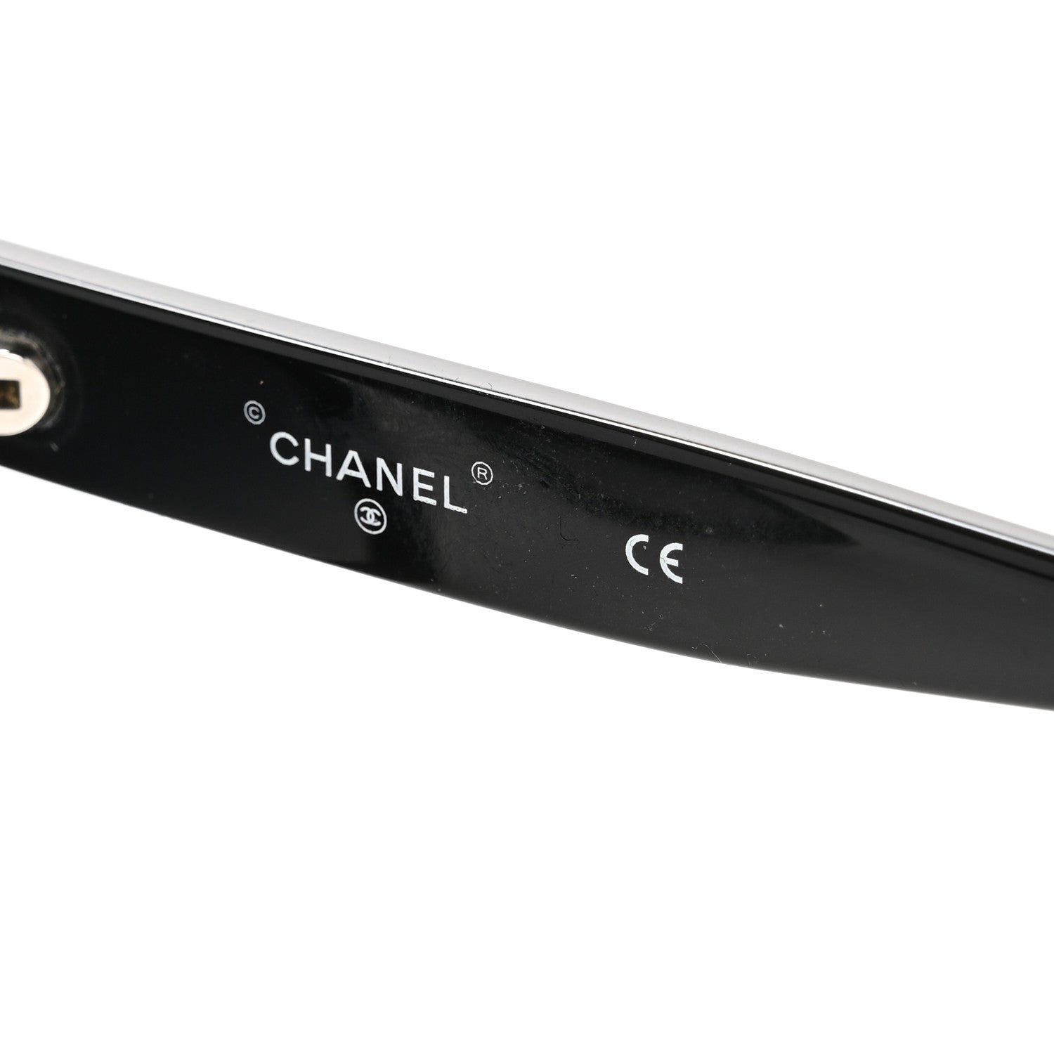 Chanel Oversized Square Sunglasses — Black