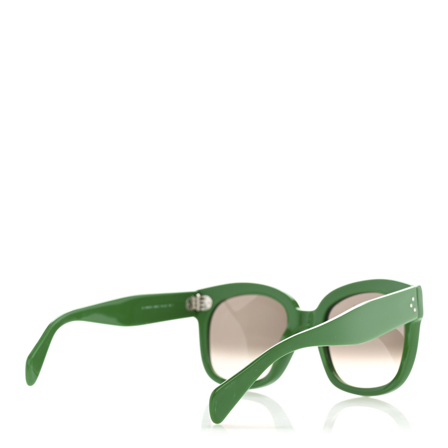 Celine Square Sunglasses — Green