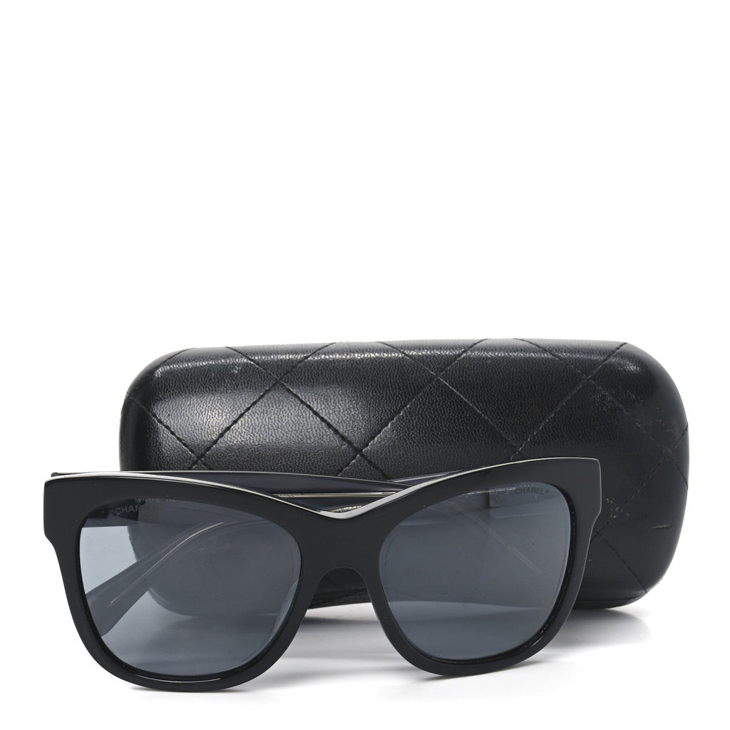 Chanel Square Sunglasses — Black