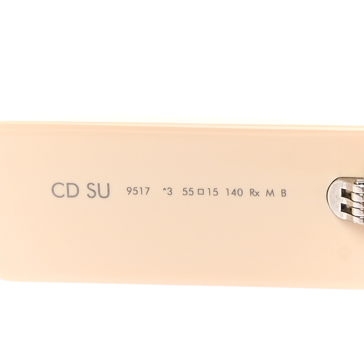 Dior Square Sunglasses — Ivory