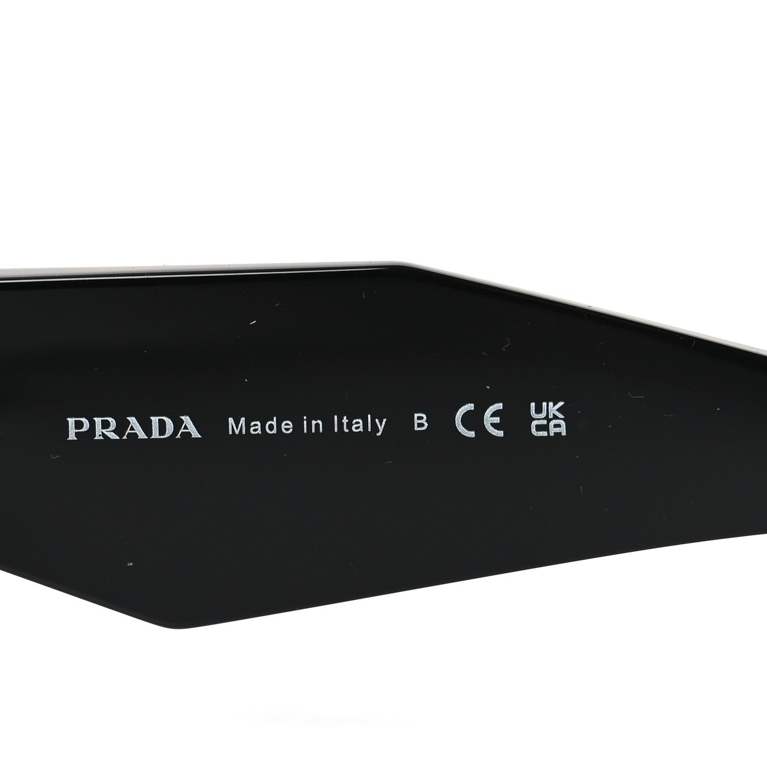 Prada Geometric Sunglasses — Black SPR 08Y