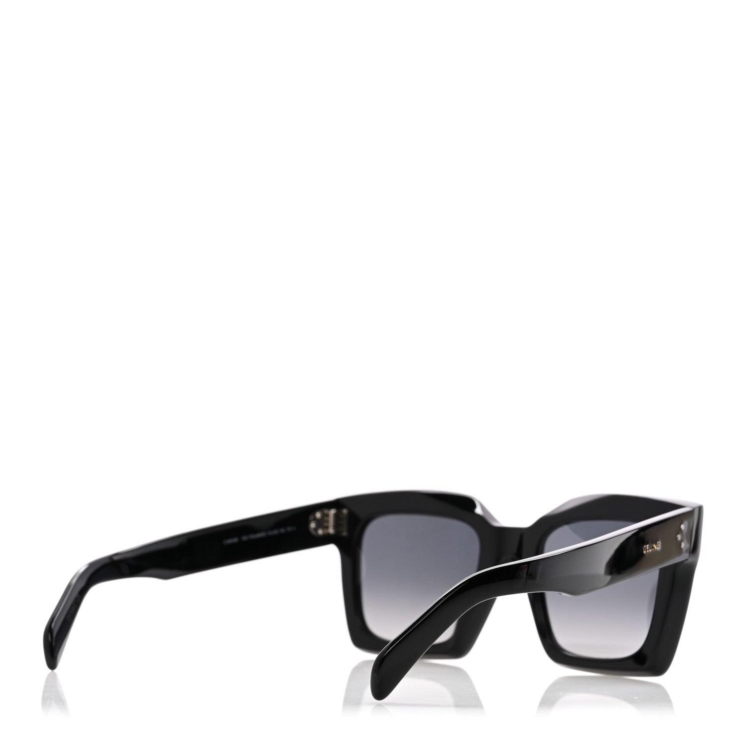 Celine Square Sunglasses — Black