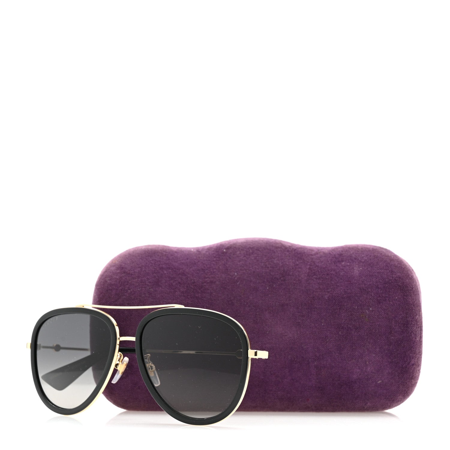 Gucci Aviator Sunglasses — Black GG0062S