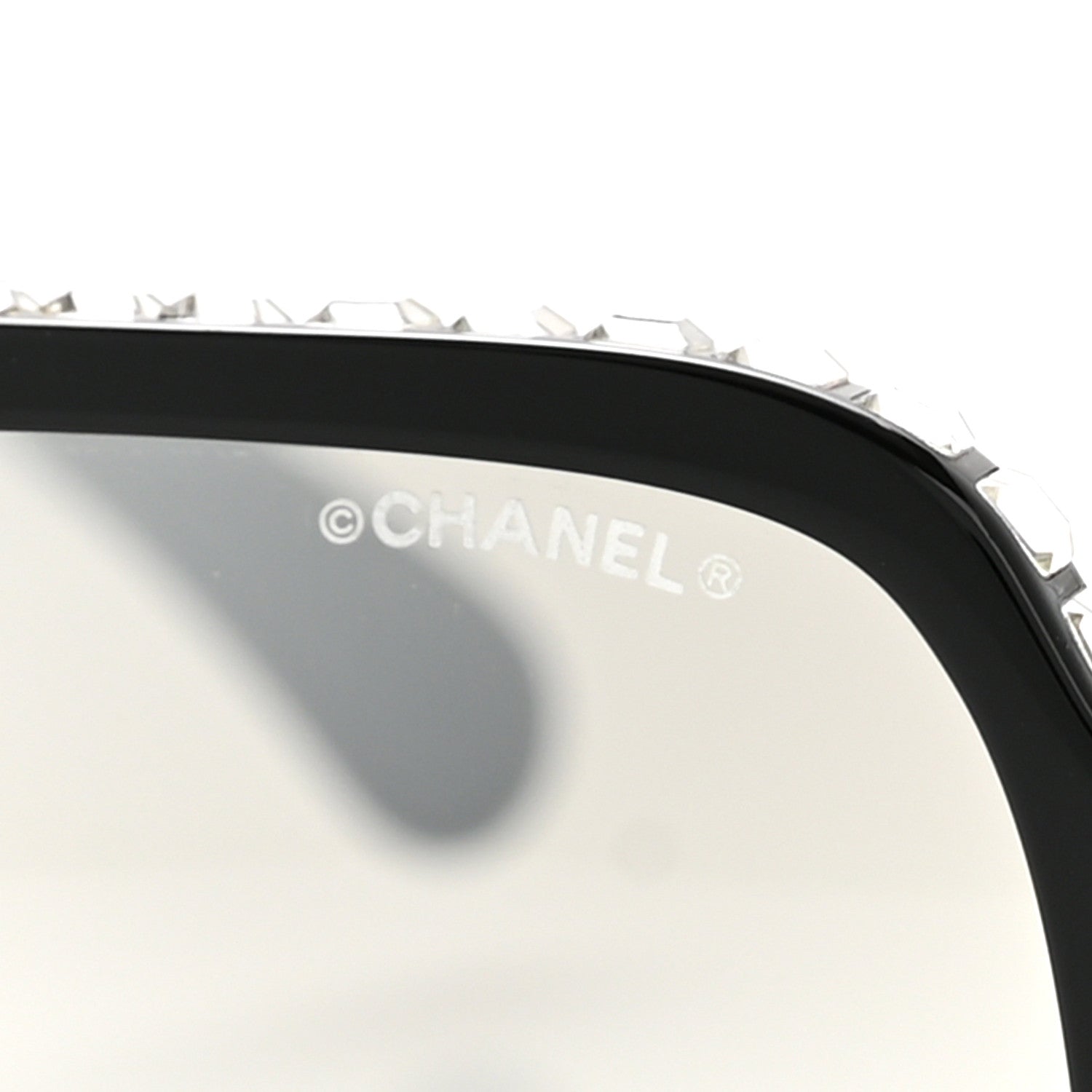 Chanel Shield Sunglasses — Crystal