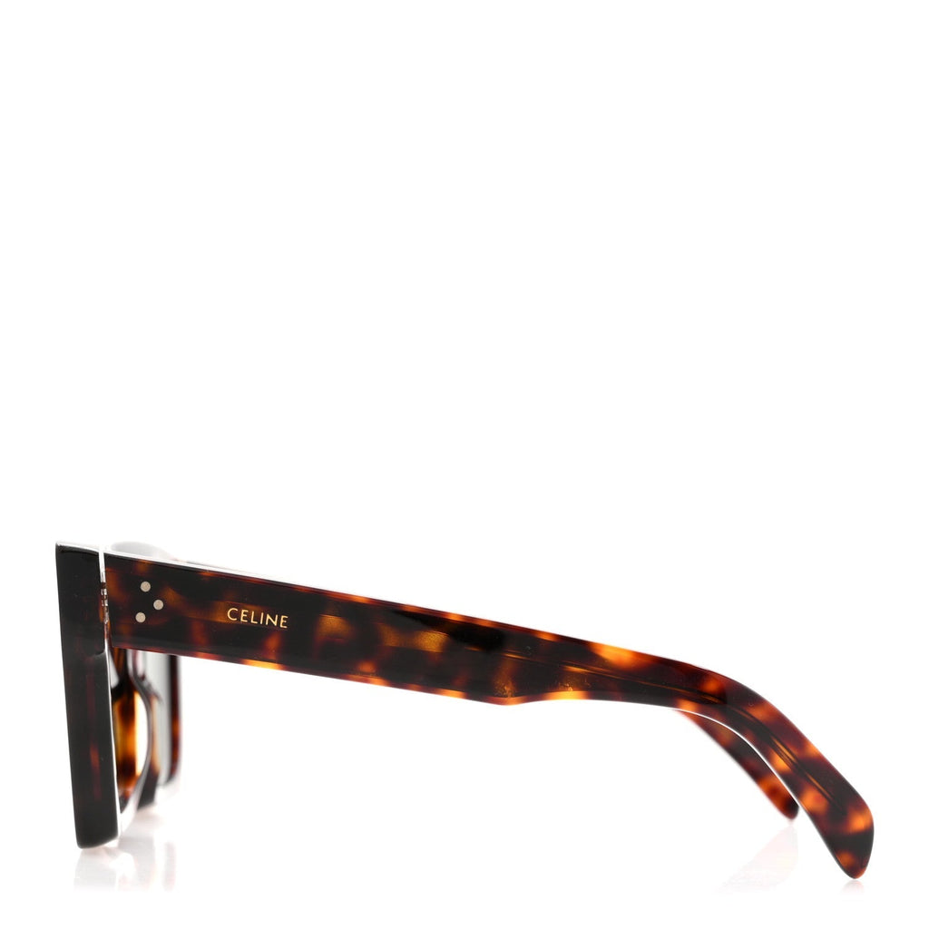 Celine Square Sunglasses — Tortoise