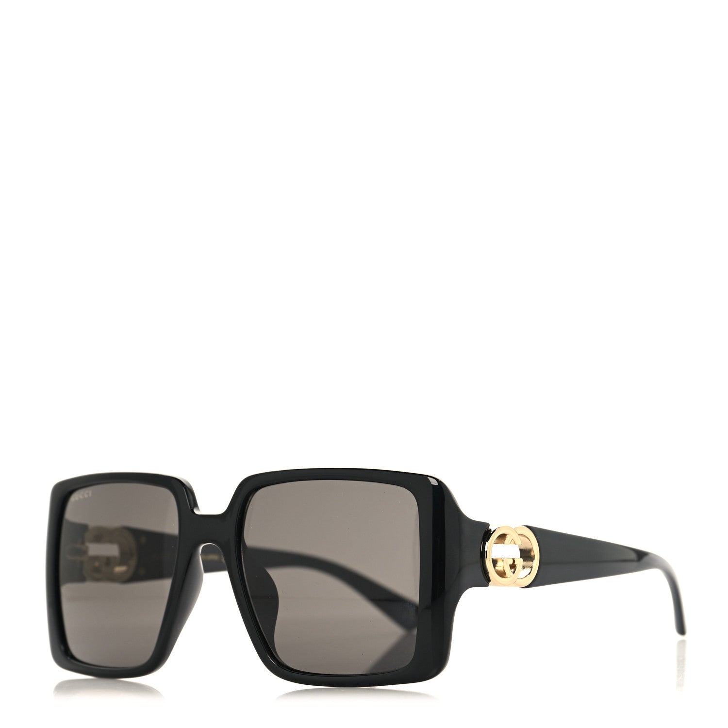 Gucci Square Sunglasses — Black