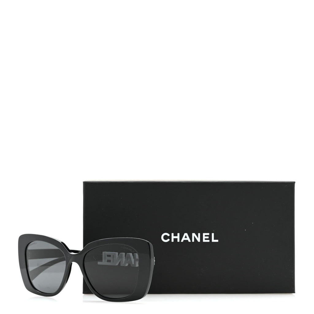 Chanel Square Sunglasses — Black 5422-B