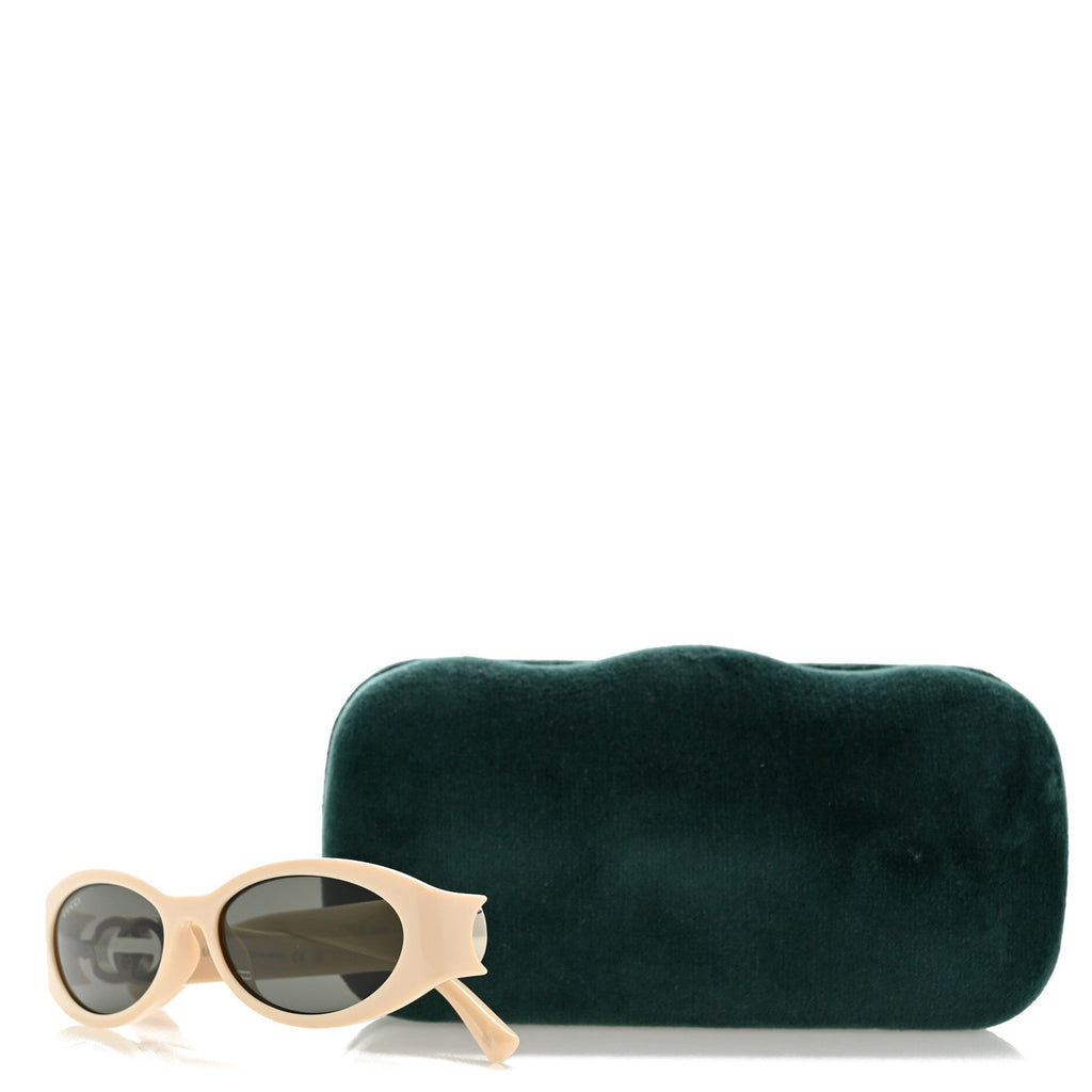 Gucci Oval Sunglasses — Ivory GG1660S