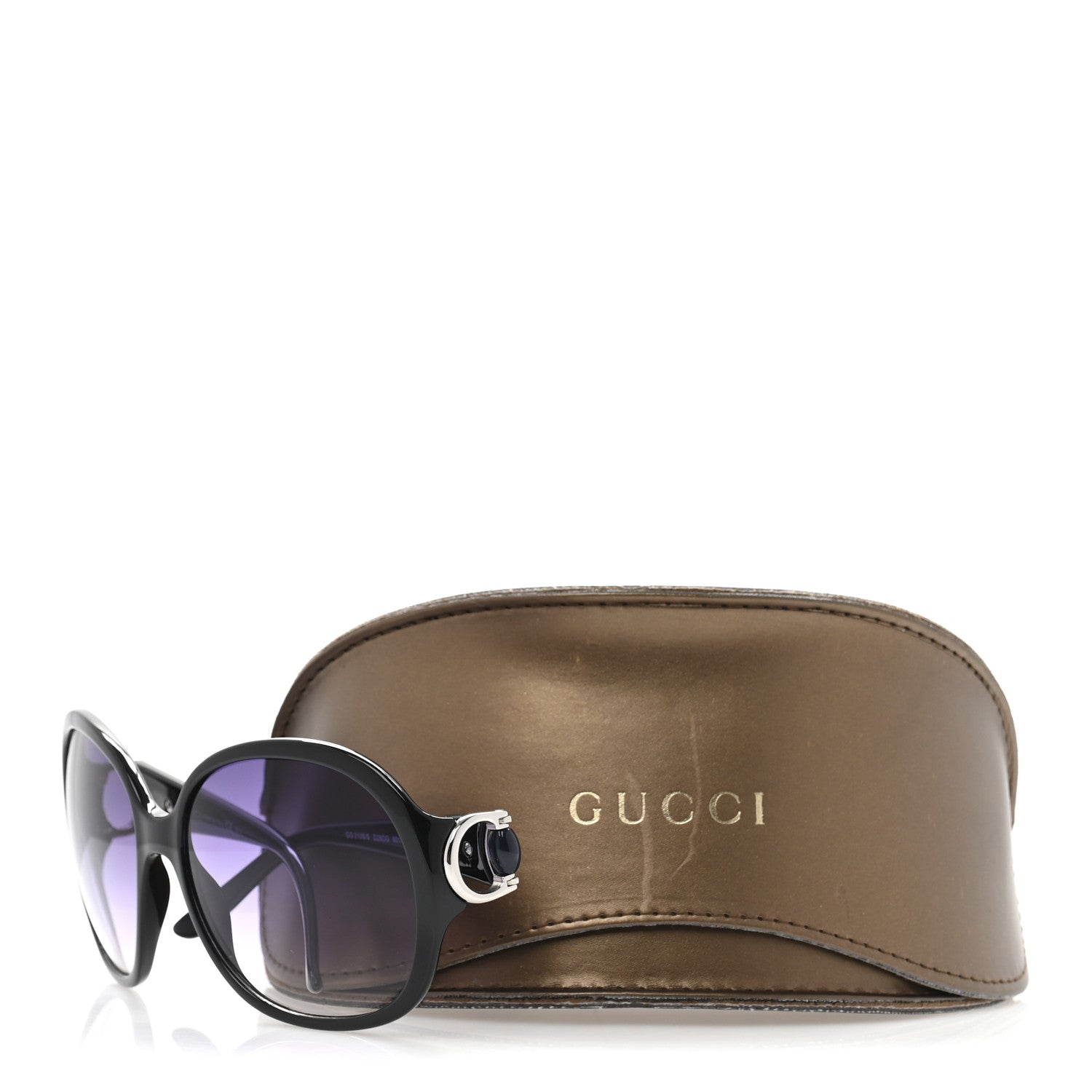 Gucci Square Sunglasses — Black GG3106
