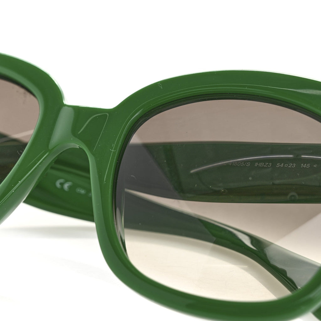 Celine Square Sunglasses — Green