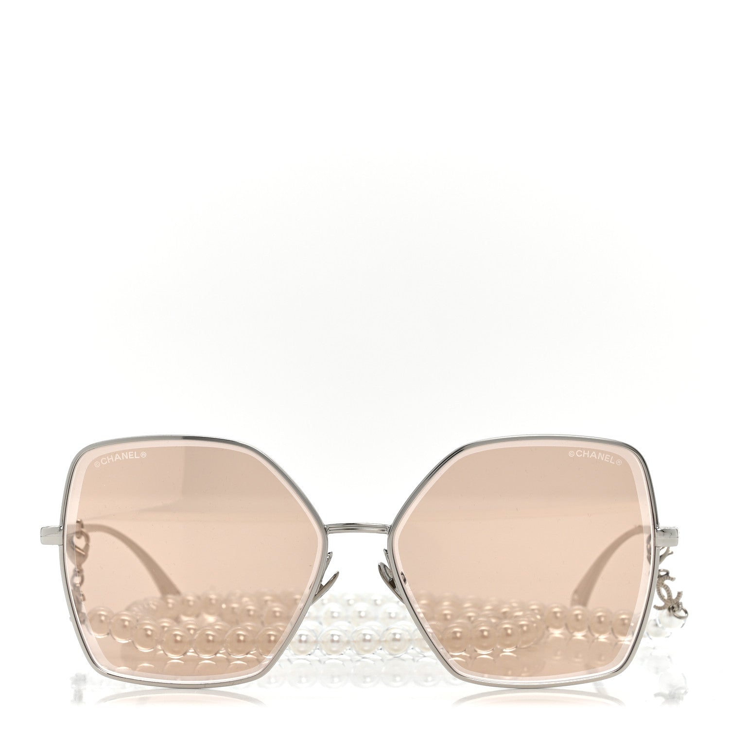 Chanel Butterfly Sunglasses — Silver