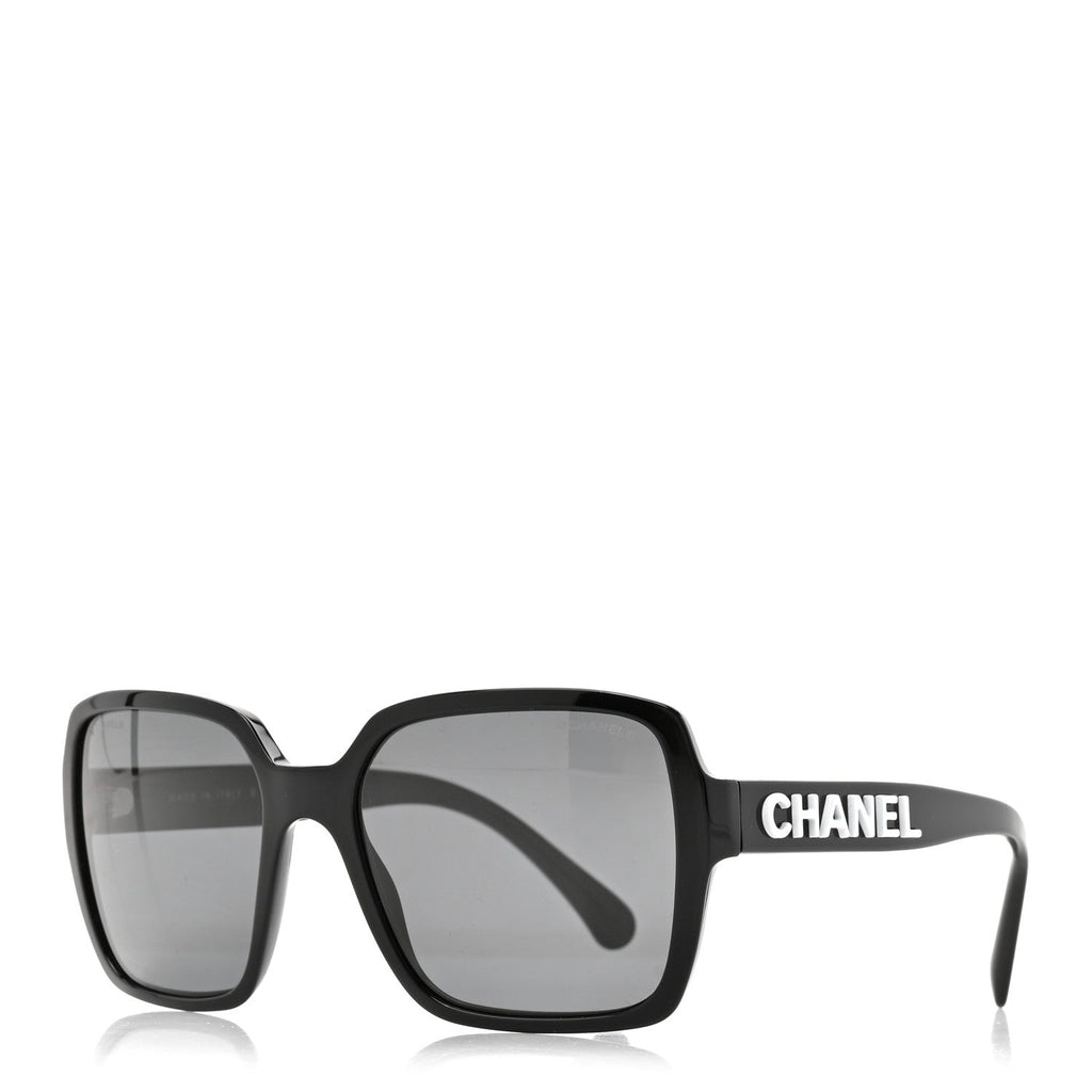 Chanel Square Sunglasses — Black