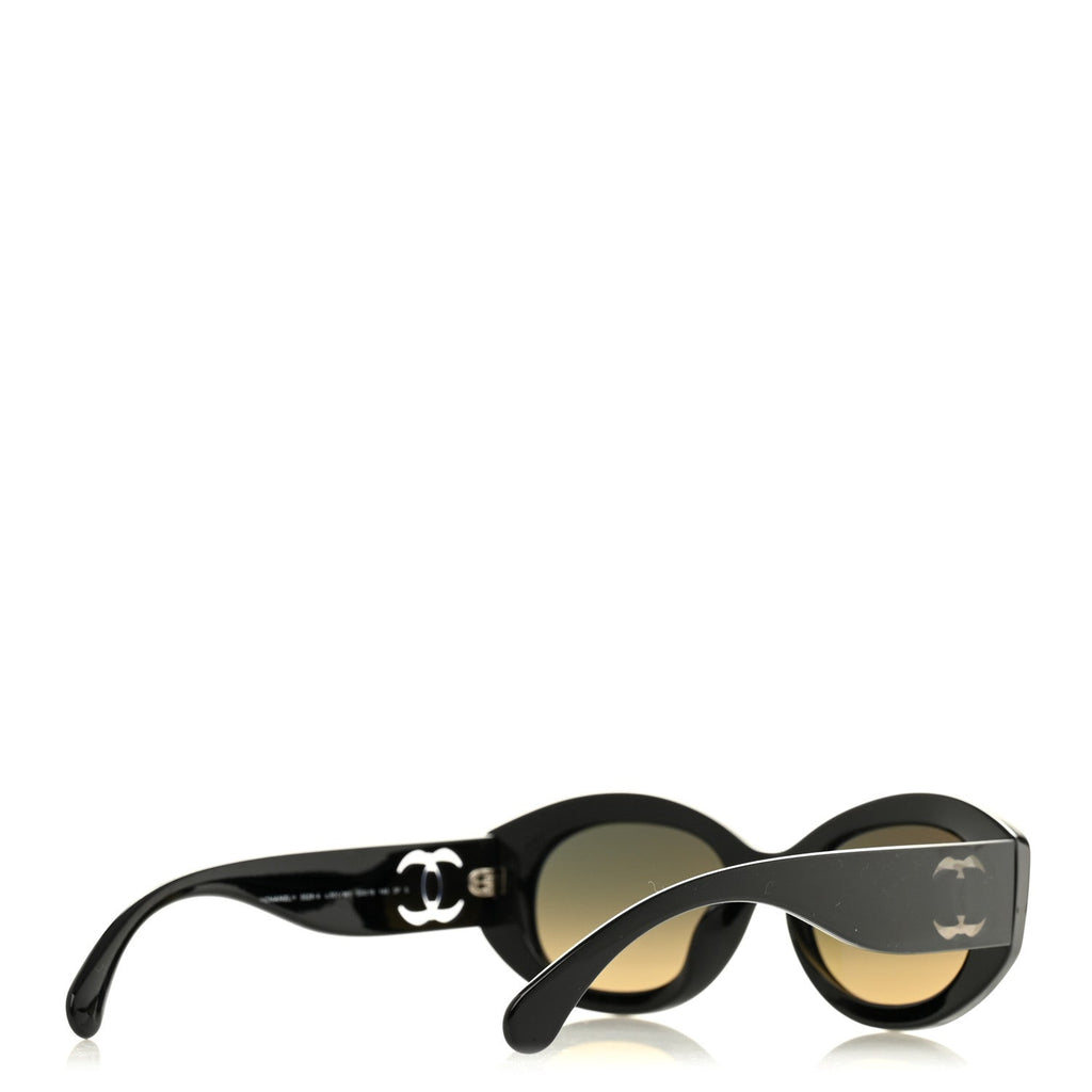 Chanel Square Sunglasses — Black 5528-A