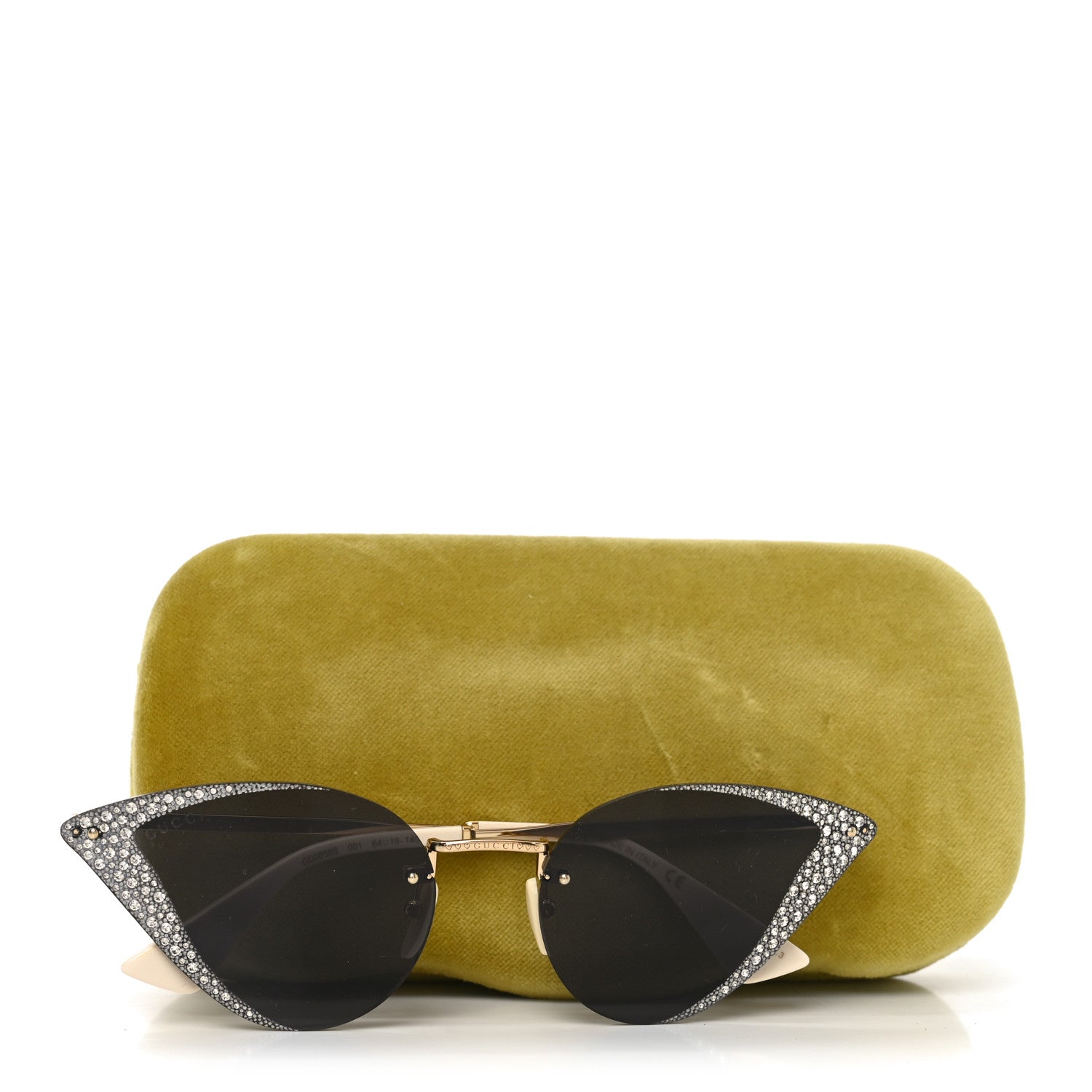 Gucci Geometric Sunglasses — Crystal GG0898S