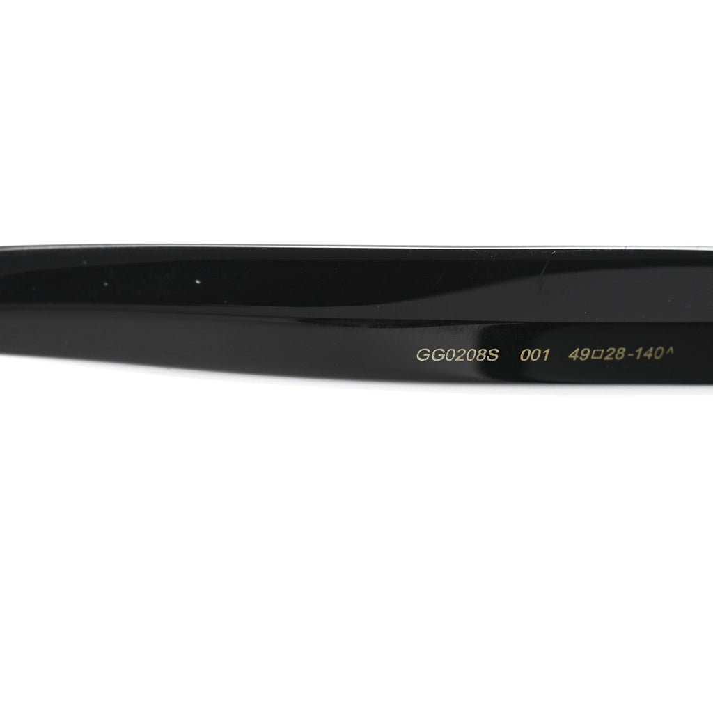 Gucci Round Sunglasses — Black GG0208S