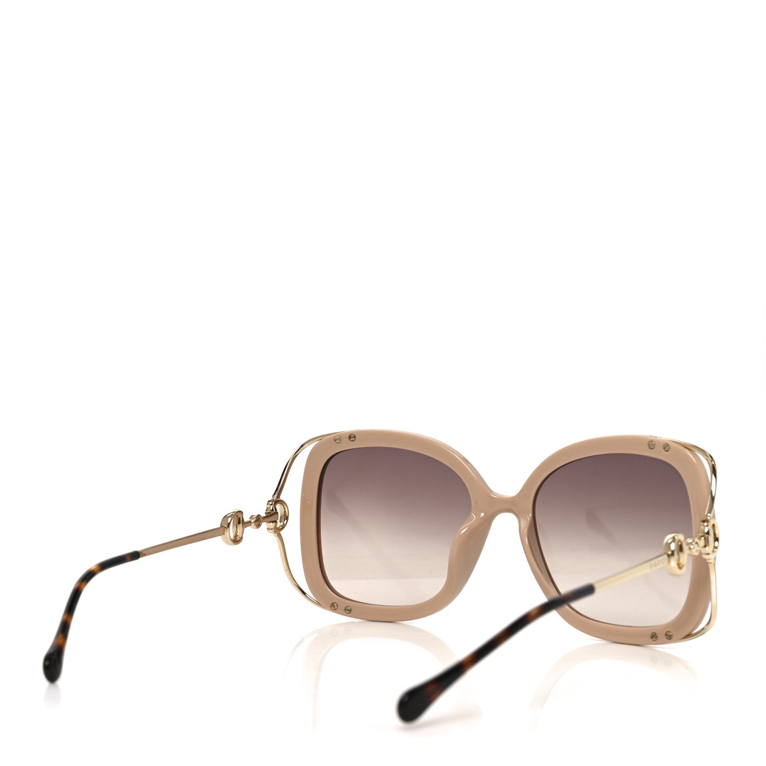 Gucci Square Sunglasses — Tortoise GG1021S