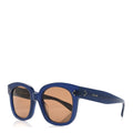 Celine Square Sunglasses — Blue