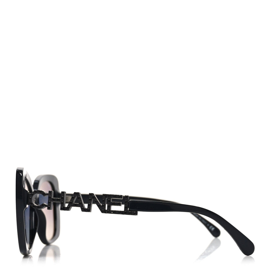 Chanel Square Sunglasses — Black 5422-B