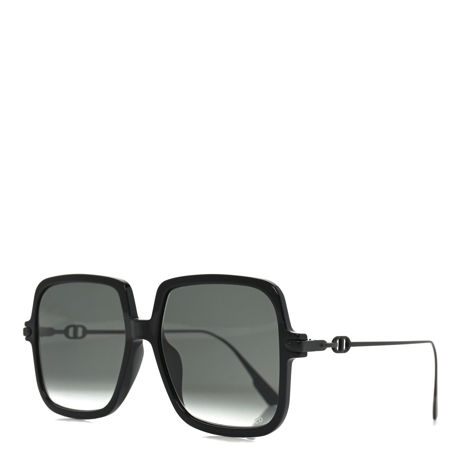 Dior Square Sunglasses — Black