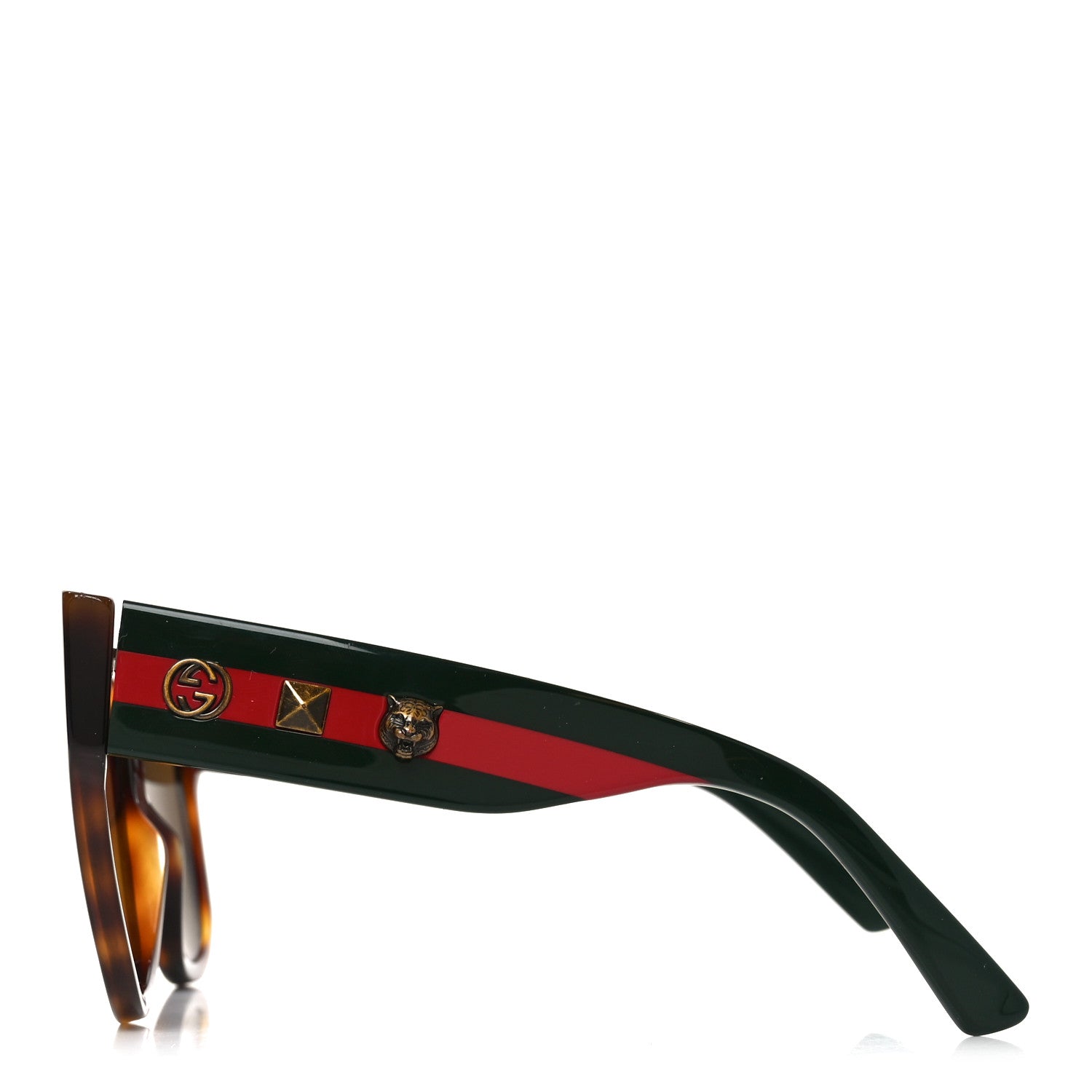 Gucci Square Sunglasses — Tortoise GG0059S