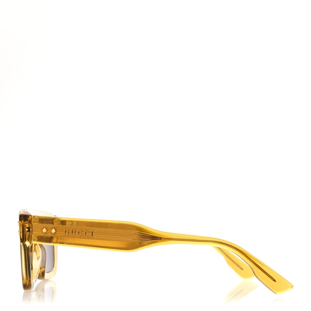 Gucci Square Sunglasses — Yellow GG1085S