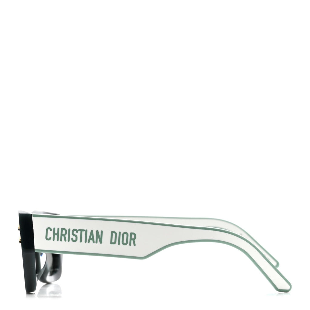 Dior Square Sunglasses — Green