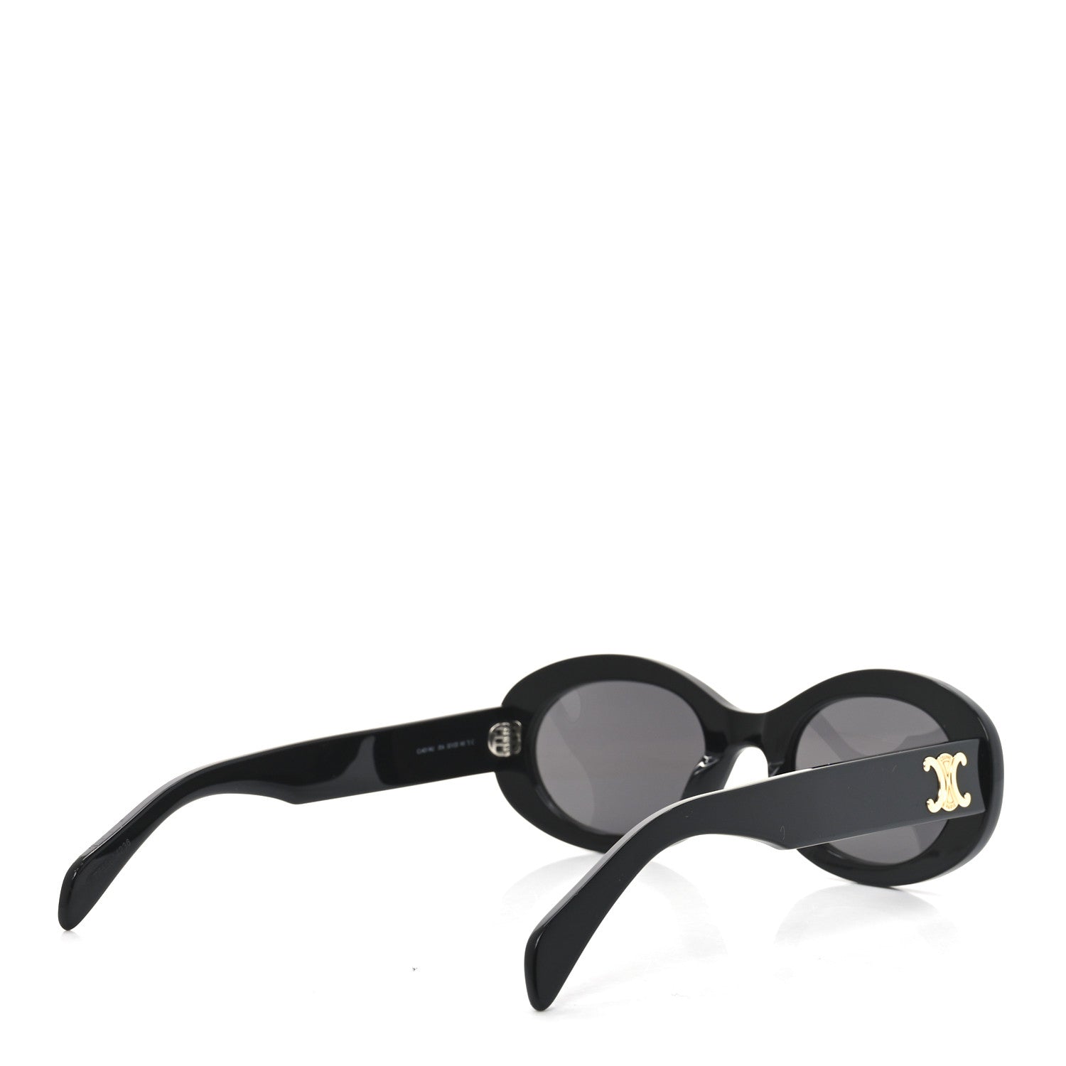 Celine Oval Sunglasses — Black