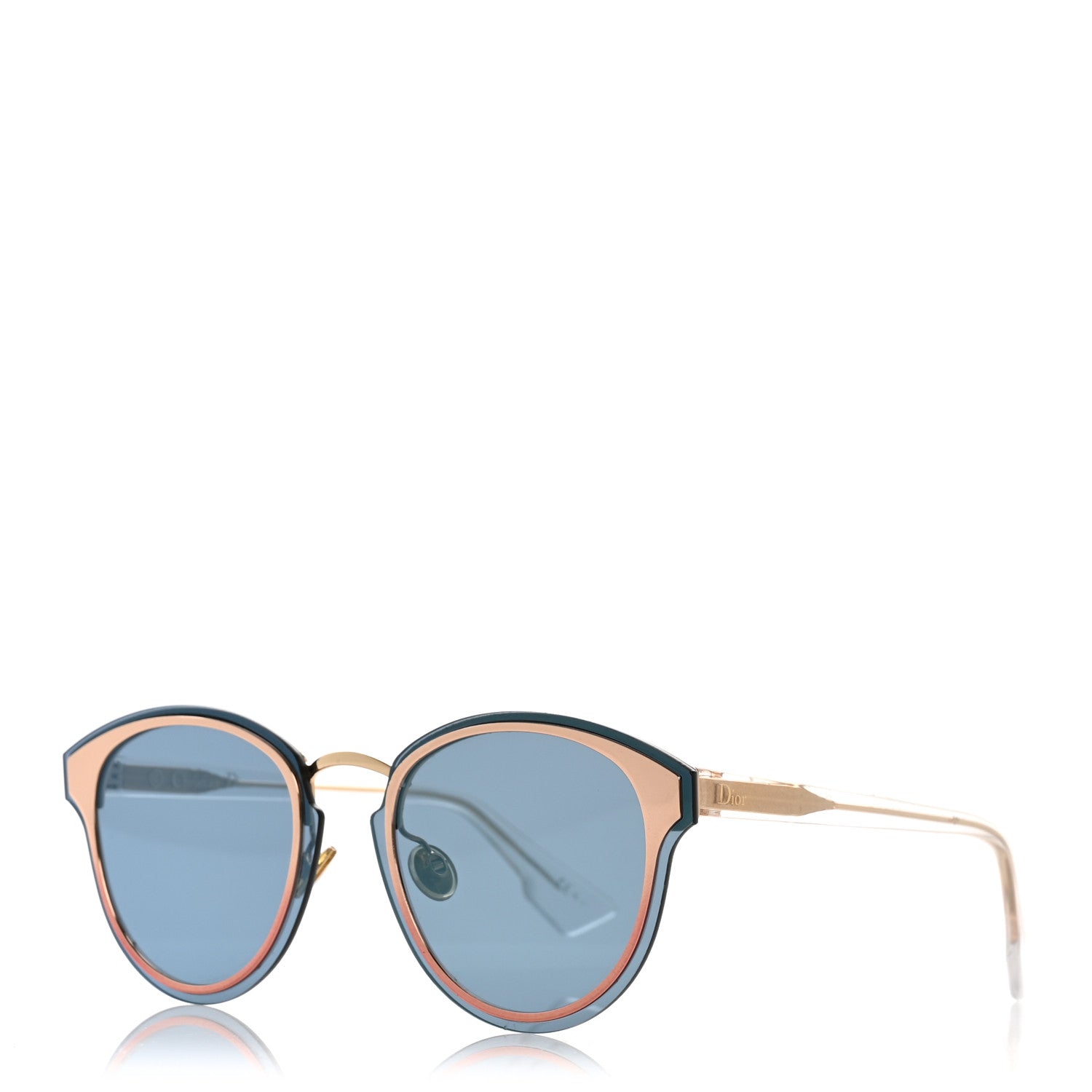 Dior Square Sunglasses — Blue