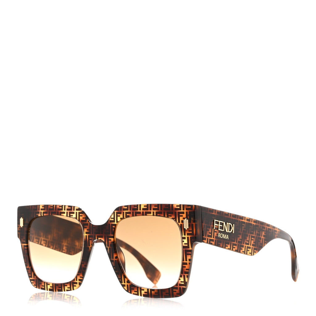 Fendi Square Sunglasses — Tortoise