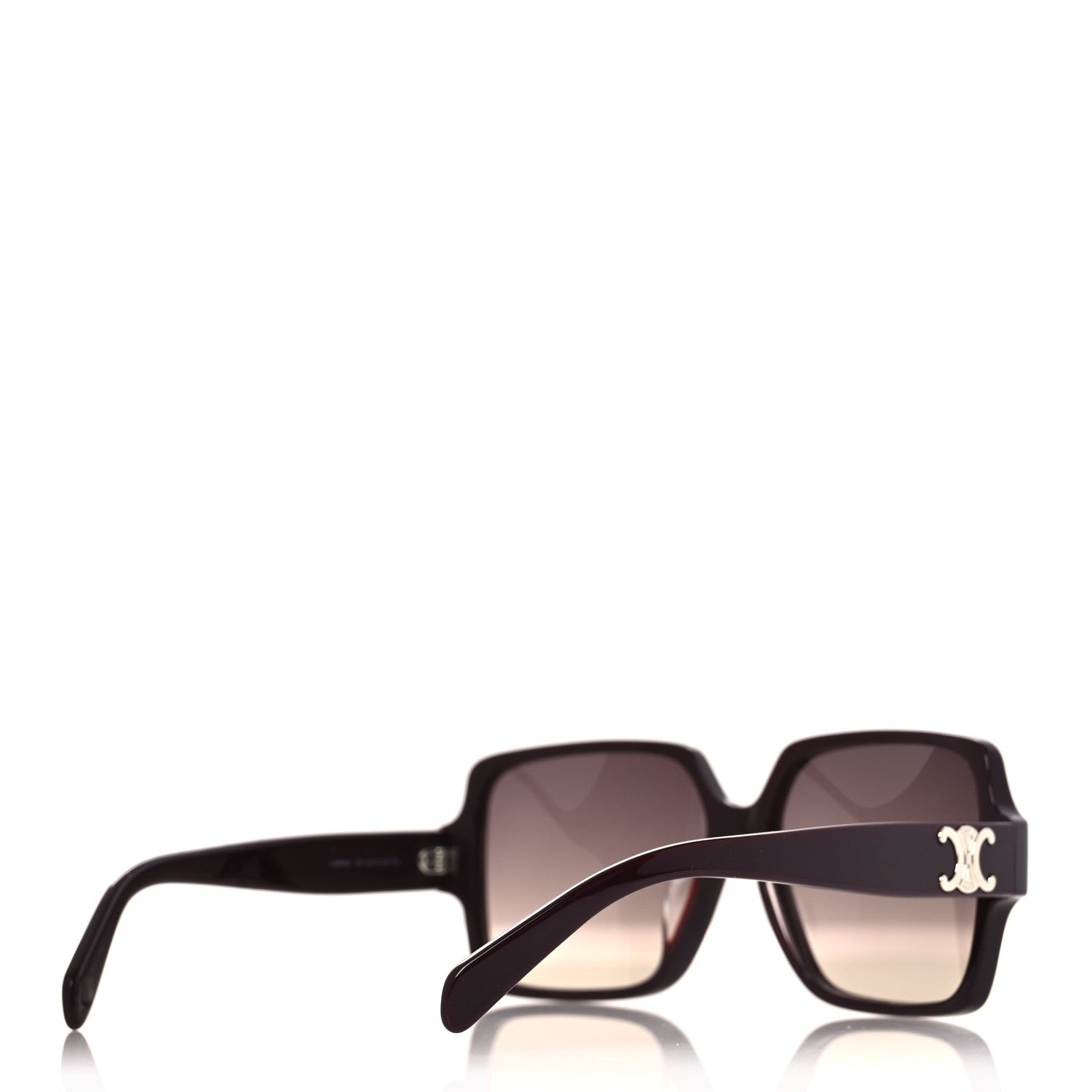 Celine Square Sunglasses — Black