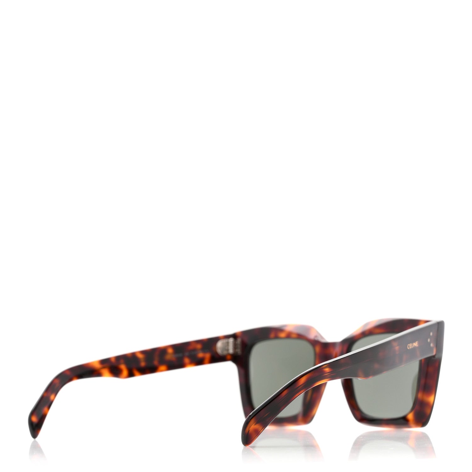 Celine Square Sunglasses — Tortoise