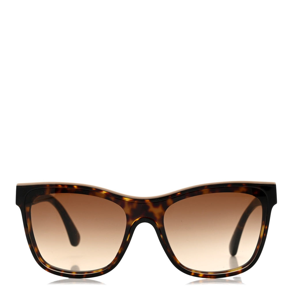 Chanel Square Sunglasses — Tortoise