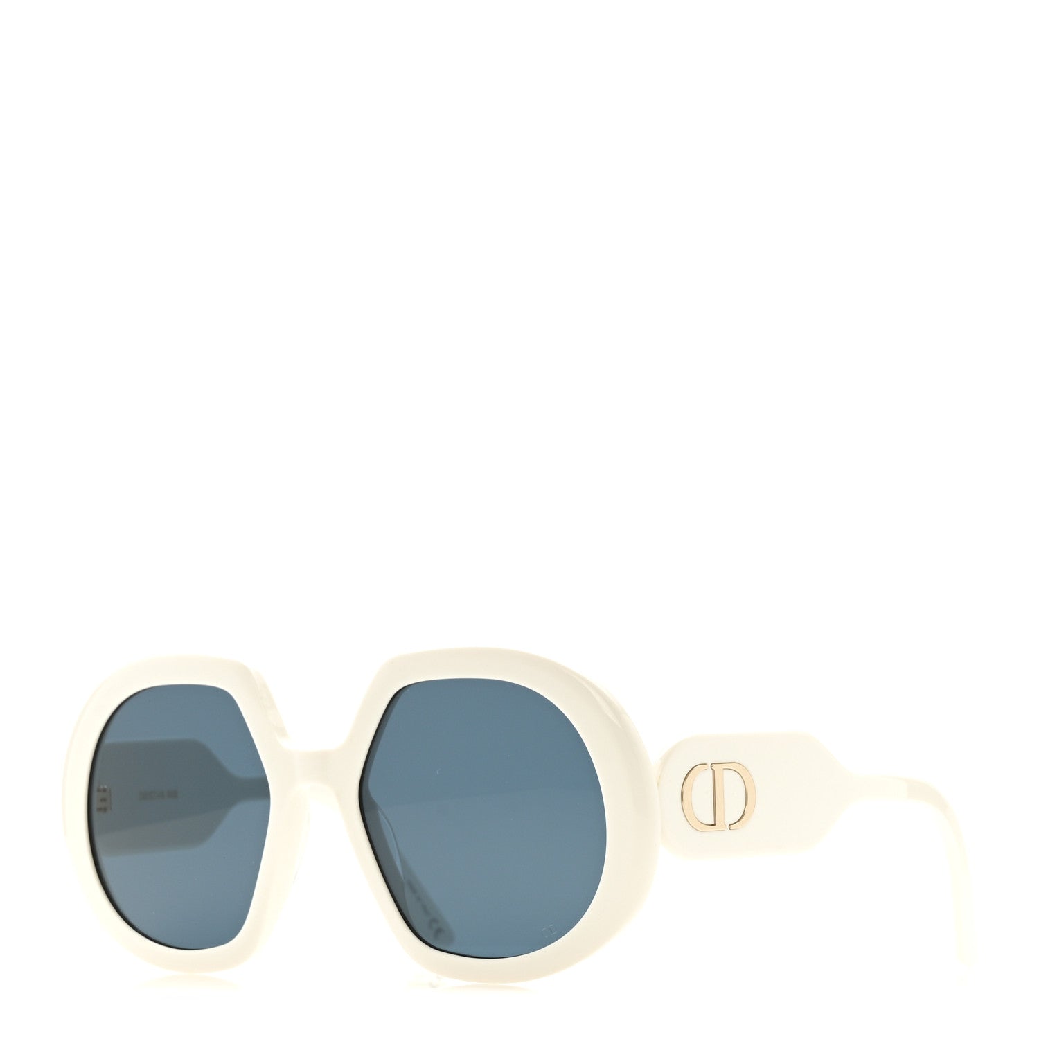 Dior Square Sunglasses — White