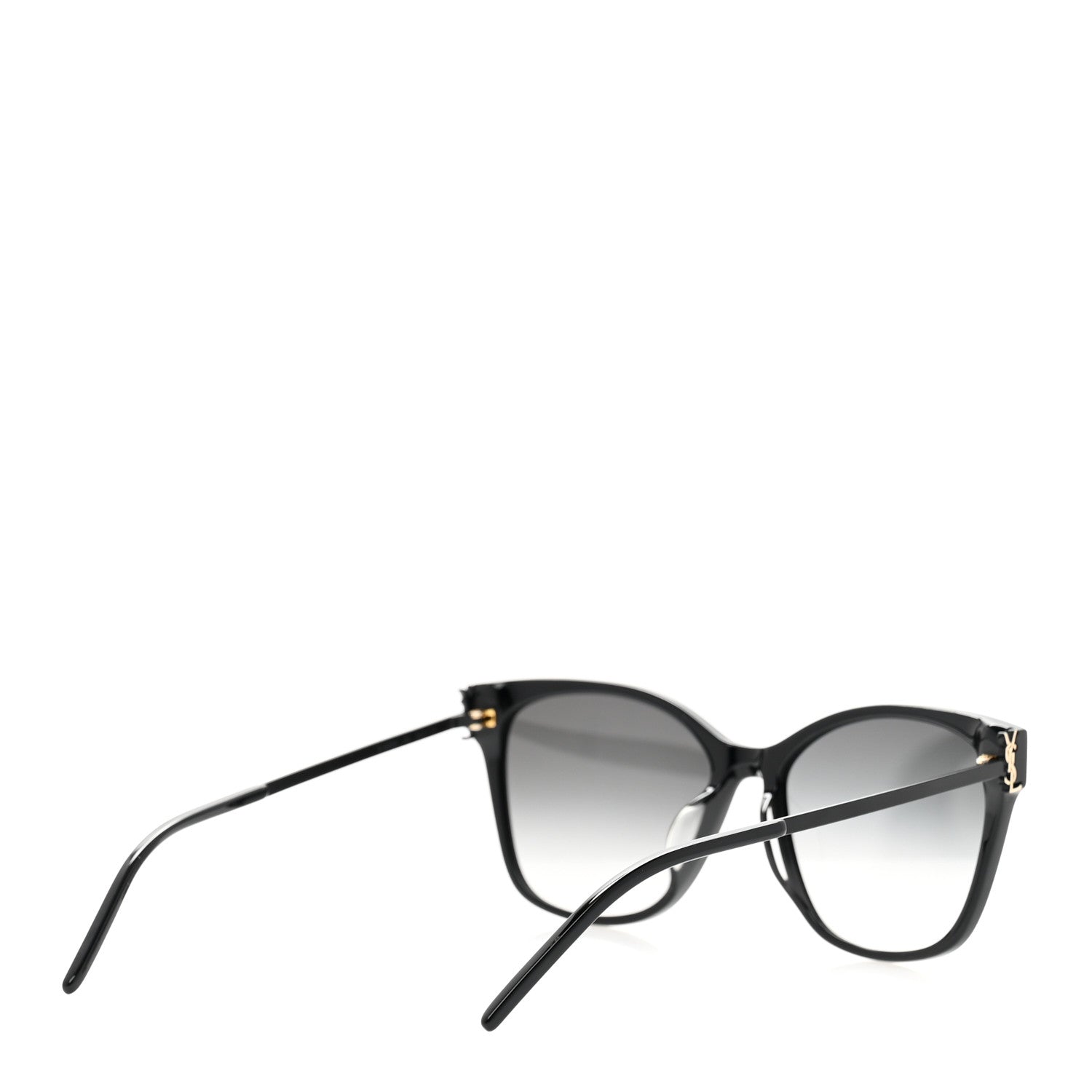 Saint Laurent Cat-Eye Sunglasses — Black