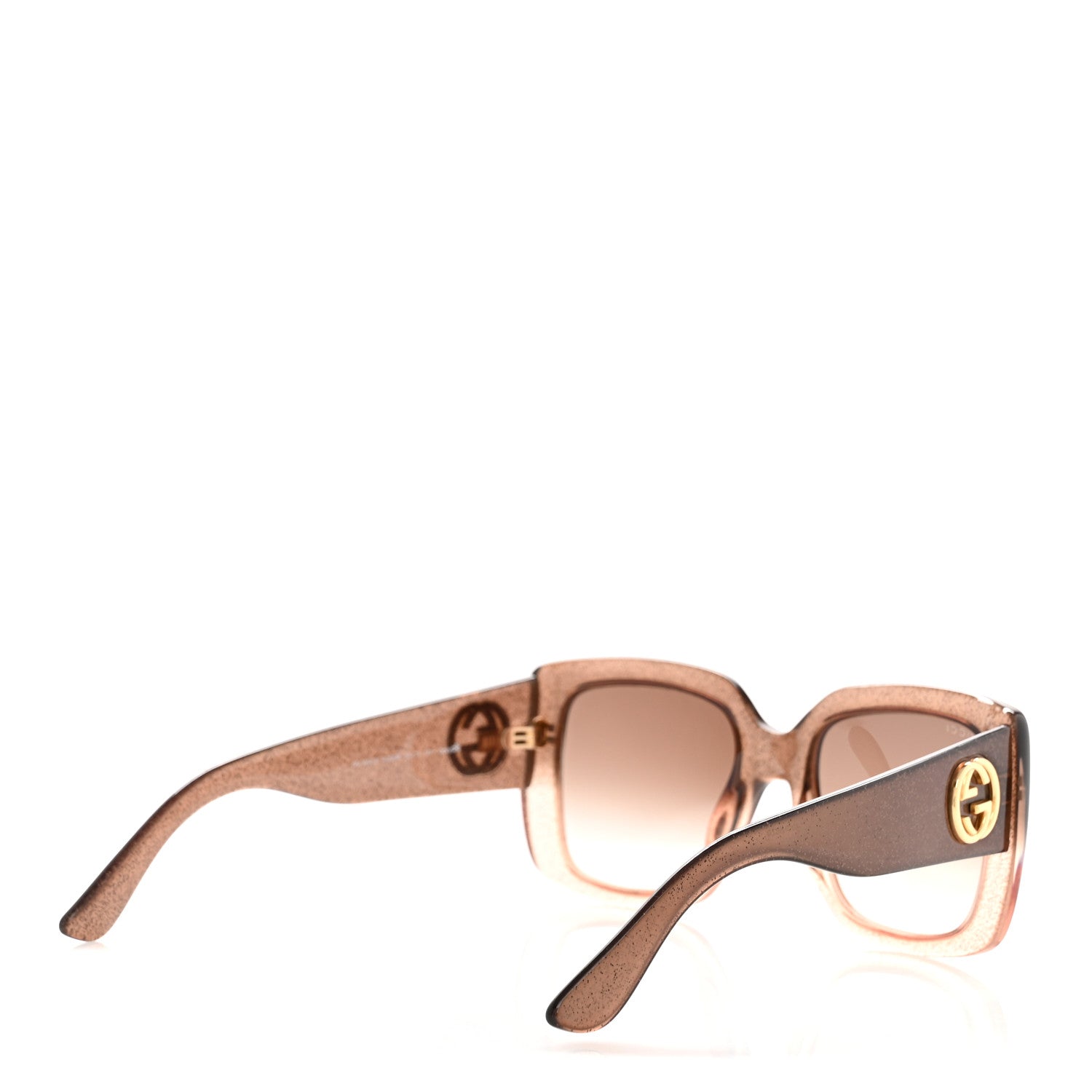 Gucci Square Sunglasses — Brown GG3814S