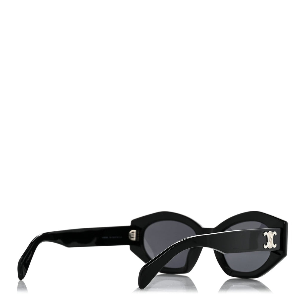 Celine Oval Sunglasses — Black