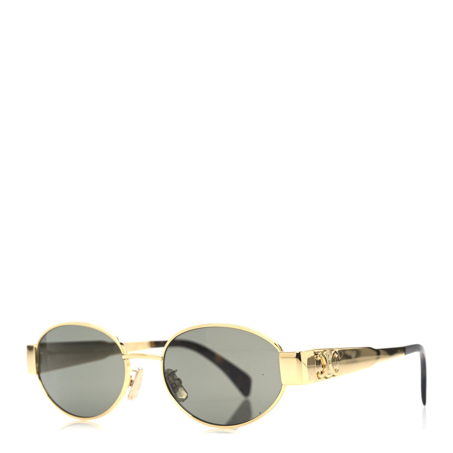 Celine Square Sunglasses — Green